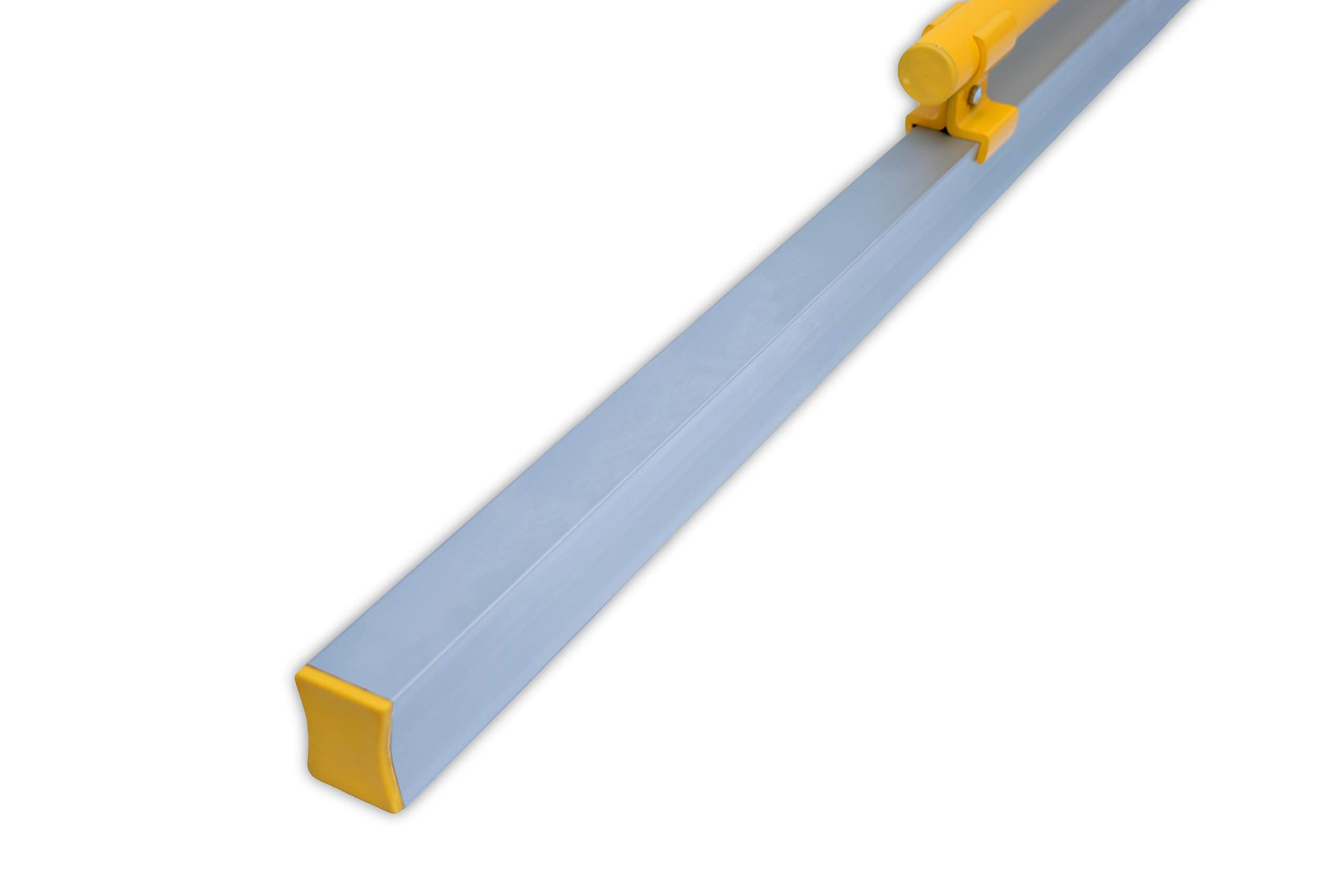 Marshalltown EZYSCREED4 Niveau à bulle, Latte de plancher en béton Ezyscreed avec niveau à bulle, aluminium, dimensions : 1200x50x40 mm