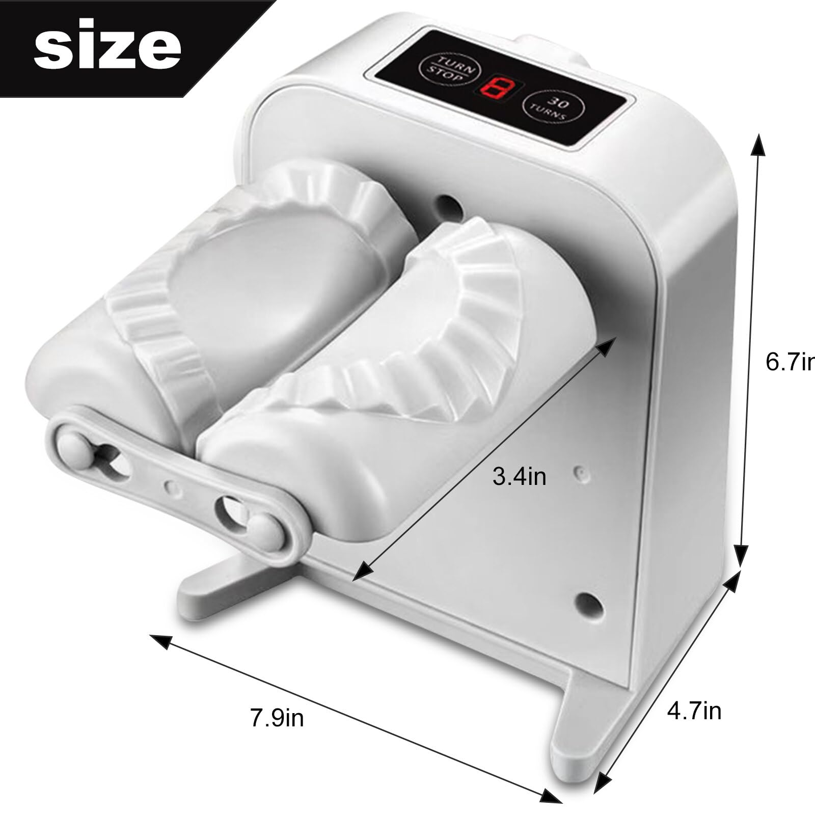 Ravioli Maker Automatico: Macchina per Gnocchi con Stampo Elettrico, Set di Formine con Pennello e Cucchiaio