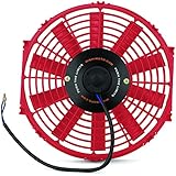 Mishimoto MMFAN-12RD Mishimoto Slim Electric Fan 12in, Red