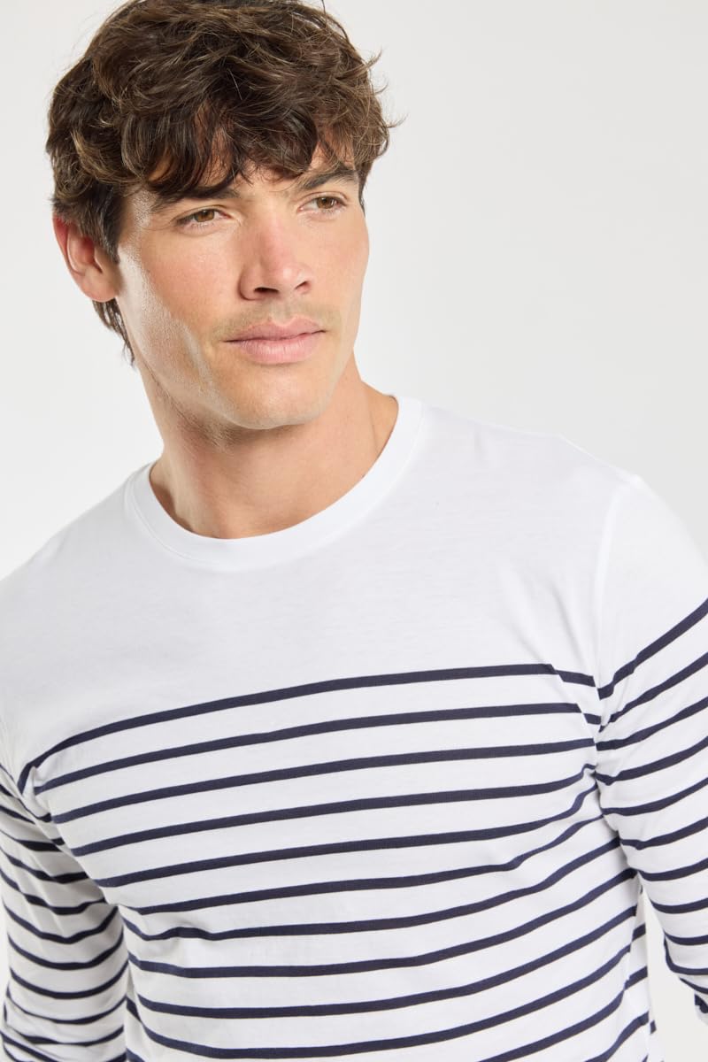 Armor Lux Top z długim rękawem Mężczyźni Marinière "Port-louis" Héritage Homme