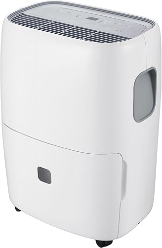 Miniatura 10 de Whirlpool Energy Star - Deshumidificador portátil de 50 pintas con bomba integrada, apagado automático y temporizador, deshumidificador para el