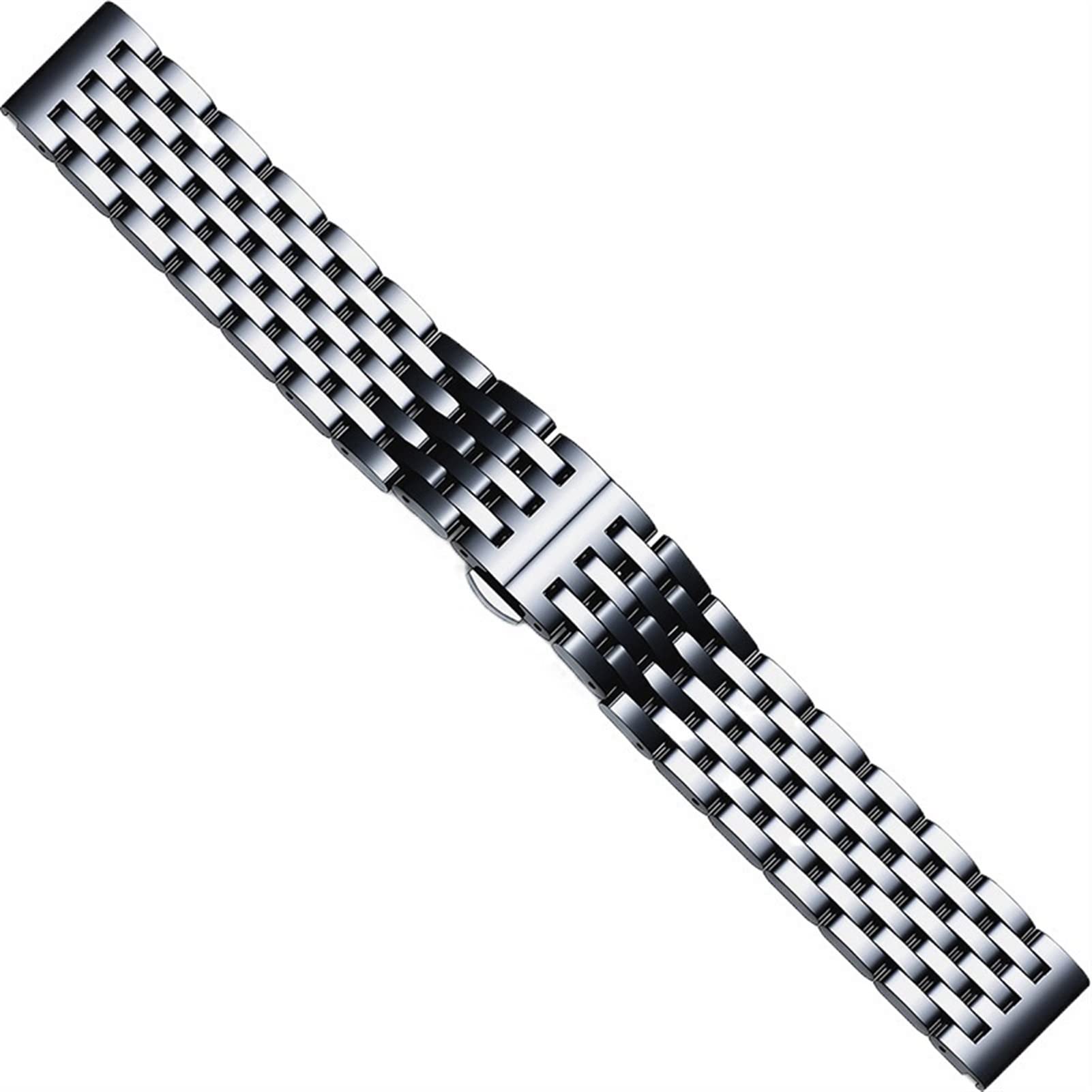 Bracelets de remplacement en acier inoxydable finition métal brossé premium