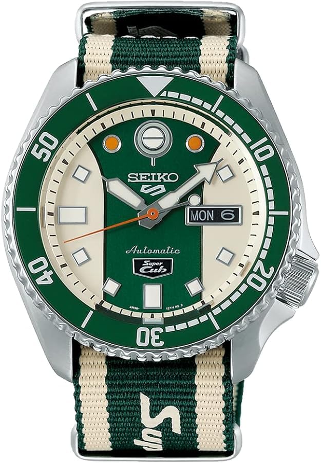 【限定】美品　Honda ホンダ SEIKO セイコー S600 自動巻き Amazon | [セイコー] SEIKO 5 SPORTS Honda Super Cub Limited Edition