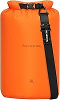 Vista 32 de Bee Nesting Juego de bolsas secas ultraligeras para mochileros, saco seco impermeable para camping, senderismo, motocicleta, saco de cosas ligeras