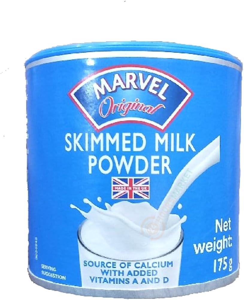 Marvel Original Dried Skimmed Milk Powder 175g | High in Protein |Non-Fat Instant Milk Powder | Dessert Ingredient | Source of calcium - Your Perfect Dairy Solution!