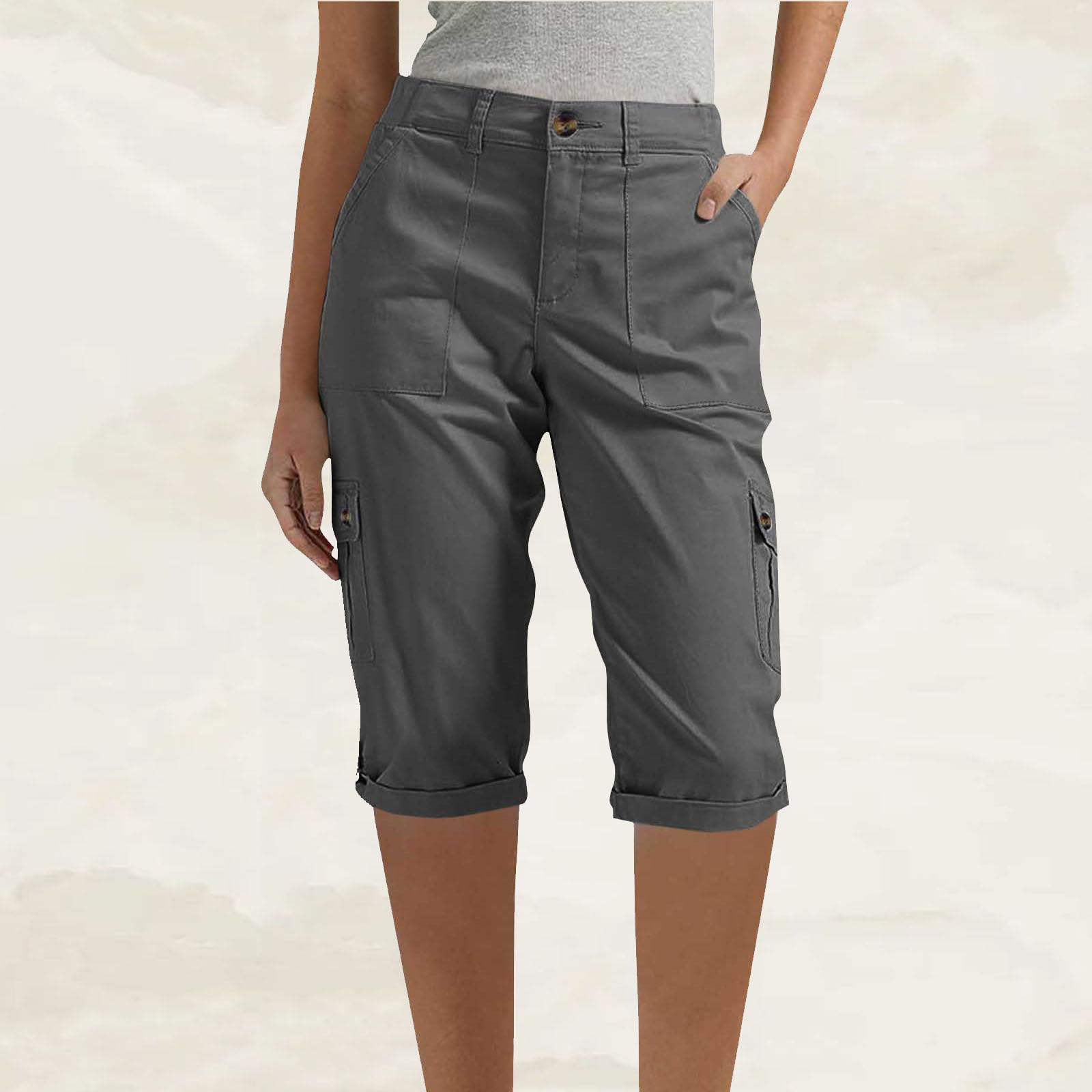 Summer Cargo Shorts Women 15