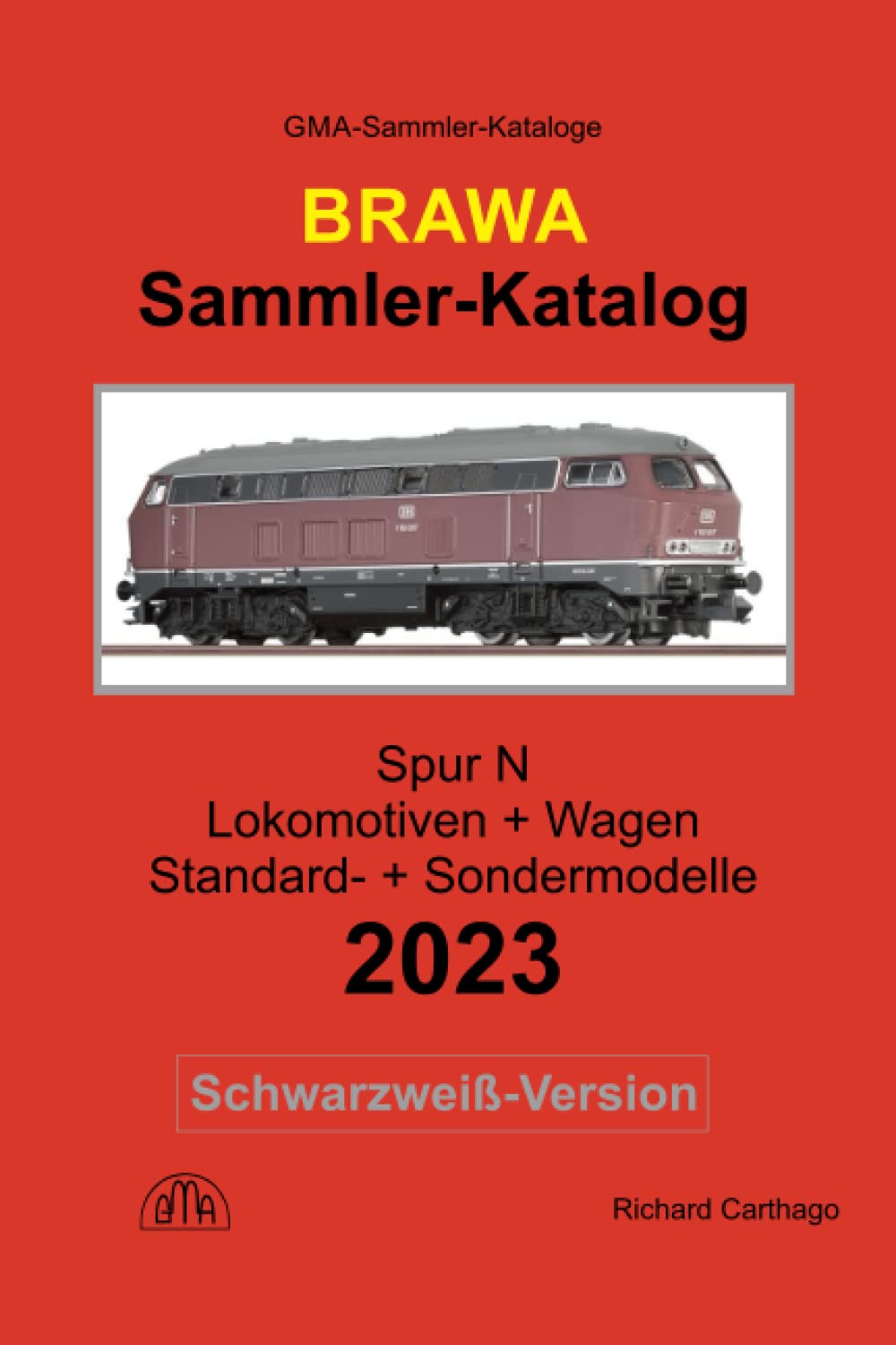 SammlerKatalog Brawa Spur N 2023 SchwarzweißVersion Lokomotiven