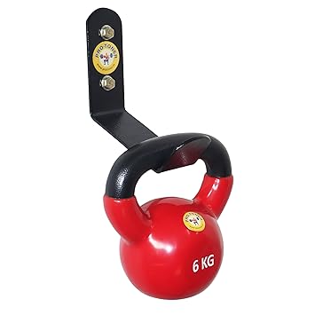 Protoner Kettle bell Storage Wall Mount, 100+lbs (45 kg) Capacity, Home Gym Storage Rack, Hang Any Size Kettlebell, Hardware Included - image, photos