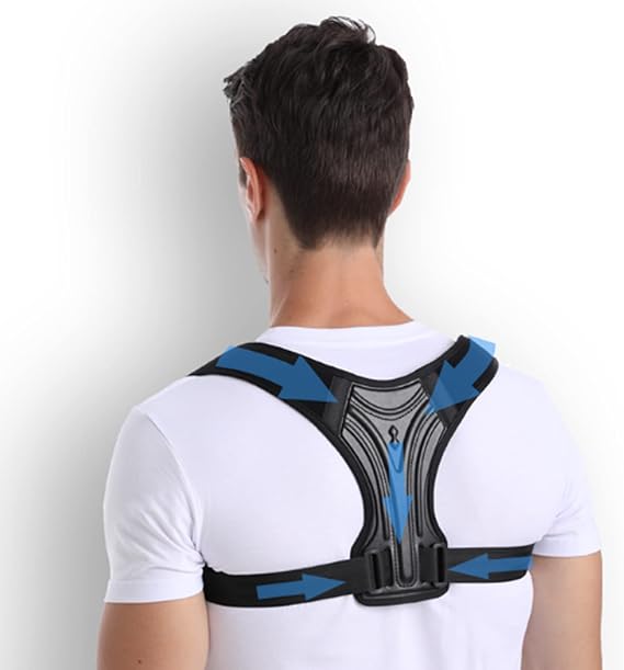 Dorsolumbar Support Posture Corrector Back Correction Brace Orthopaedic Grade Lower Back Support Upper Back Support Correct The Dorsal Vertebra and Reduce Kyphosis,Black,L