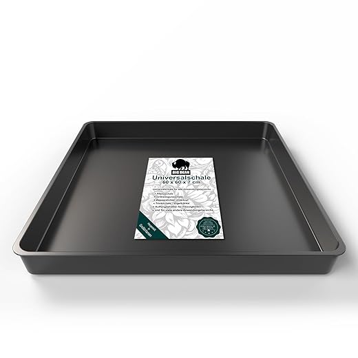 BigDean Allzweckwanne 60x60x7cm ideal als Grillrost Wanne, Kotwanne oder Mörtelwanne – hochwertige Kunststoff Wanne