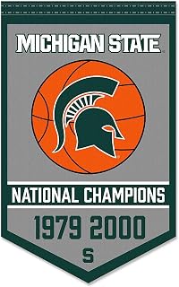 Michigan State Spartans Basketball National Champions Banner