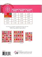 Vista 2 de Patrones de pluma y papel Hello Spring Quilt