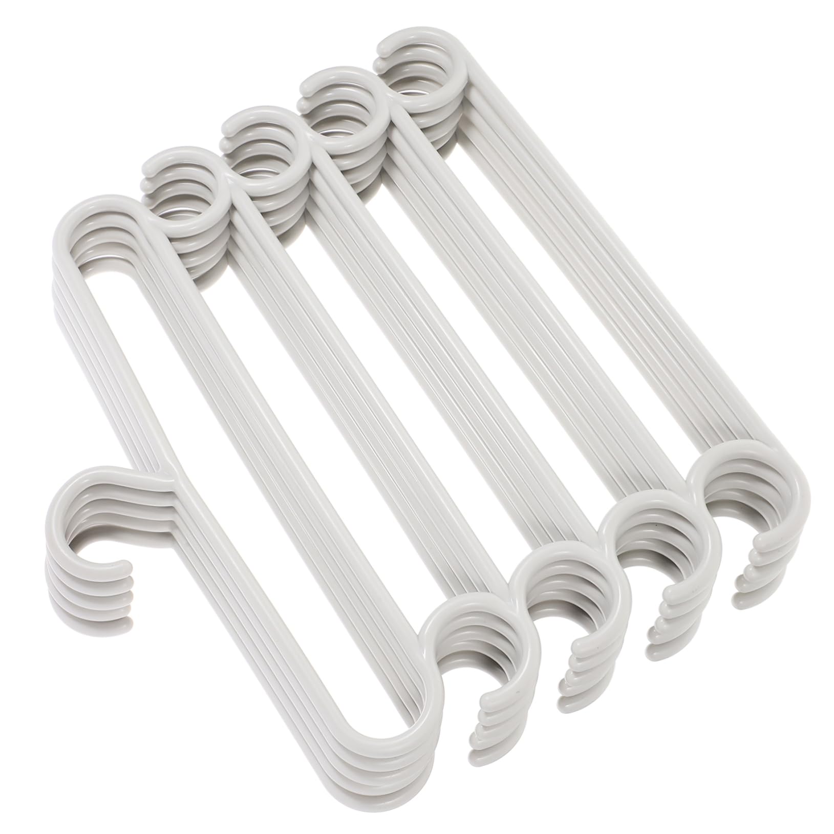 Cintres multicouches pour pantalons Ciieeo gain de place lot de 5 pour l'organisation de l'armoire