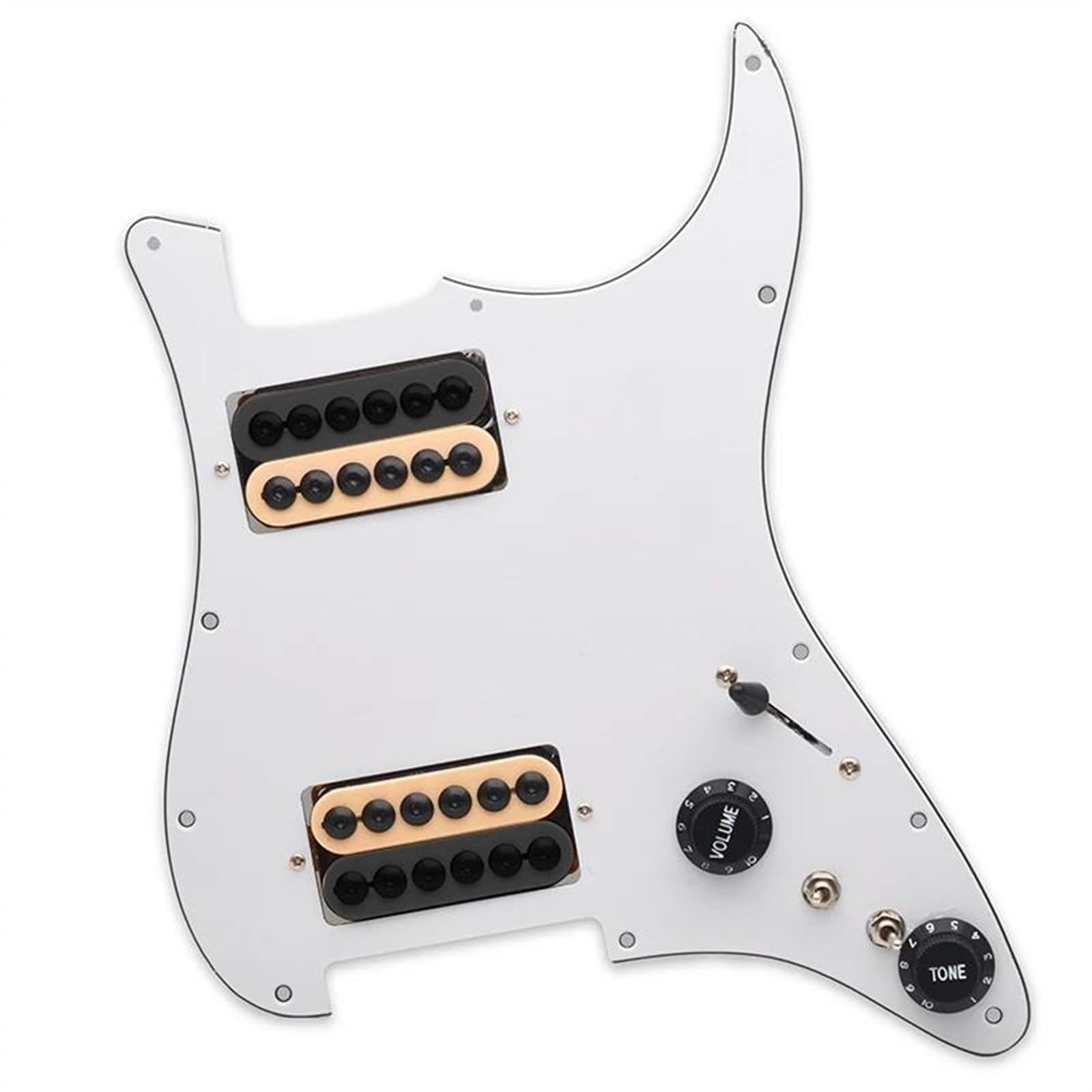 pickup per battipenna pre-cablato Battipenna Per Chitarra HH Precablato Caricato Con Due Humbucker Battipenna Per Chitarra Elettrica(3/4)