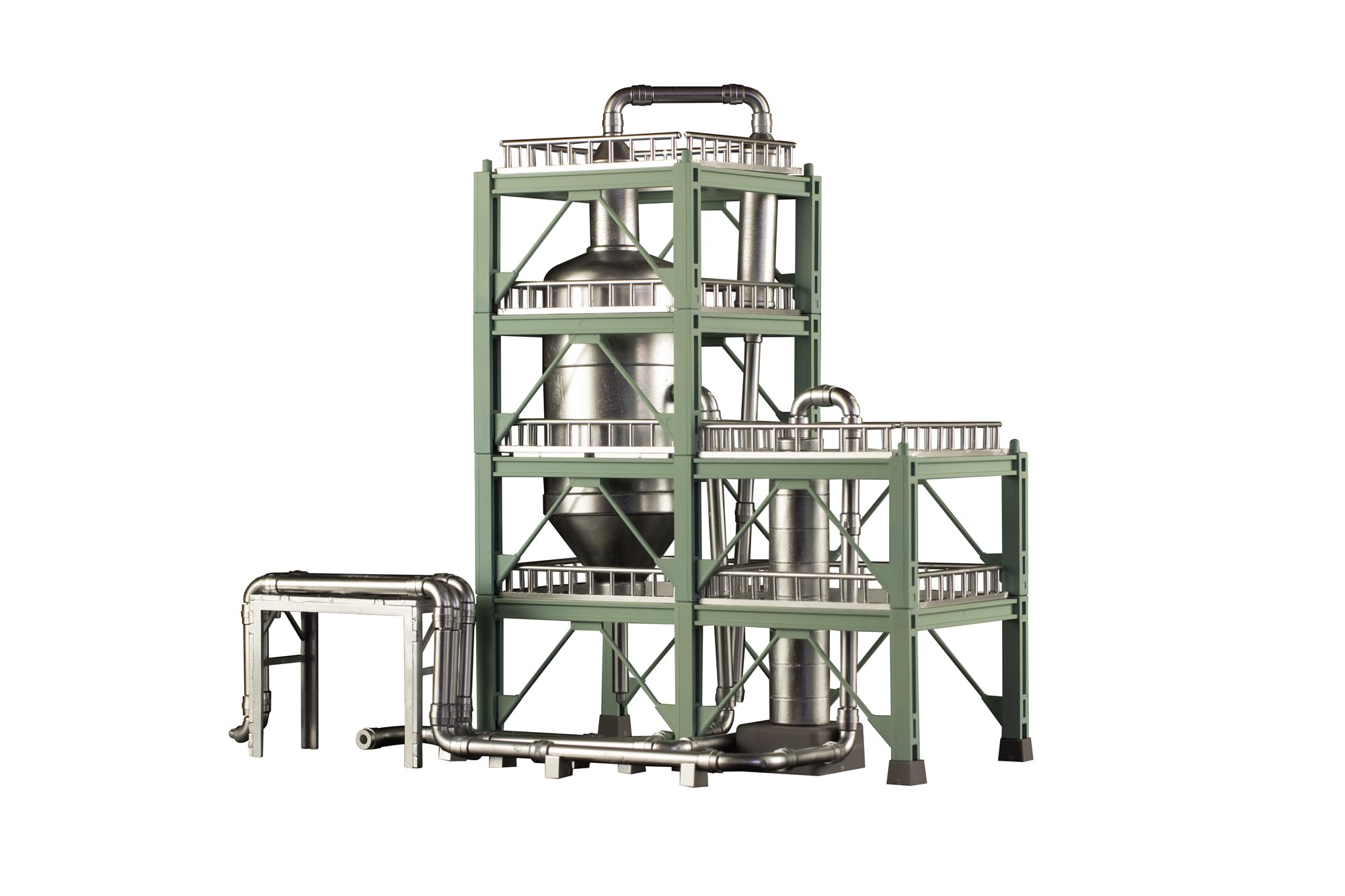 PLUM 1/150 N Gauge Purified Furnace Factory Structure Plastic Kit MS090