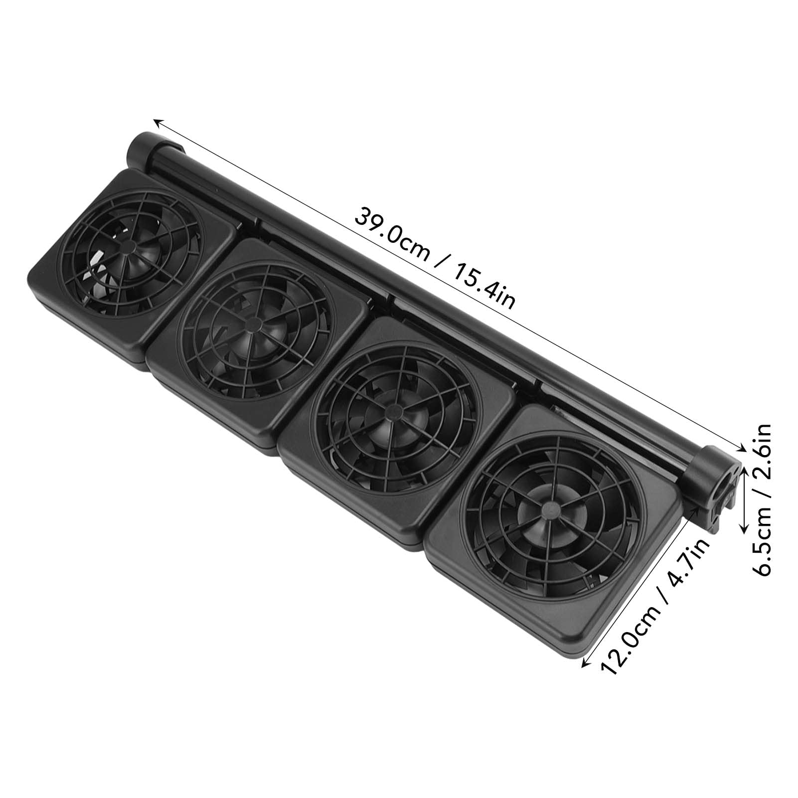 GLOGLOW Ventilador de Acuario Ajustable 2 Velocidades Enfriador de Pecera con Diseño Colgante para Agua Salada y Dulce
