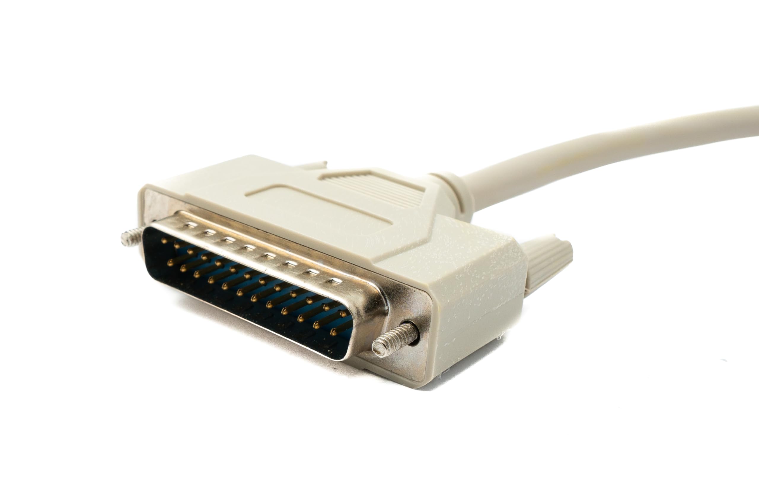 System-S D Sub - Cavo modem zero, 150 cm, 25 pin, maschio a maschio, adattatore RS530, colore: Grigio