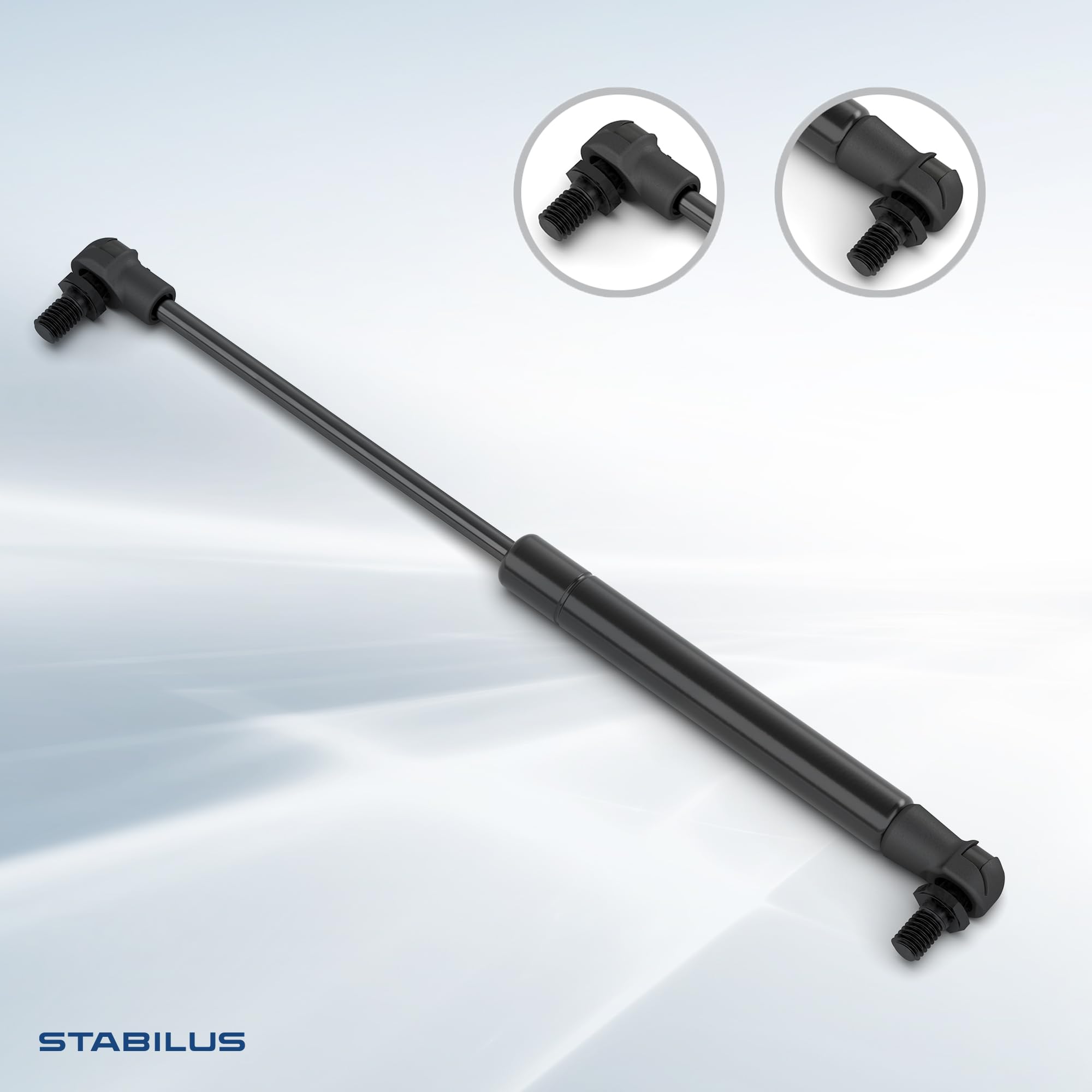 Stabilus Gasdruckfeder LIFT-O-MAT® hydraulischer Dämpfer mit 50 Newton u.a. für Möbelklappen, Wohnwagen und DIY-Projekte - Länge: 375,50 cm, Hub: 151,5 cm, Metallausführung