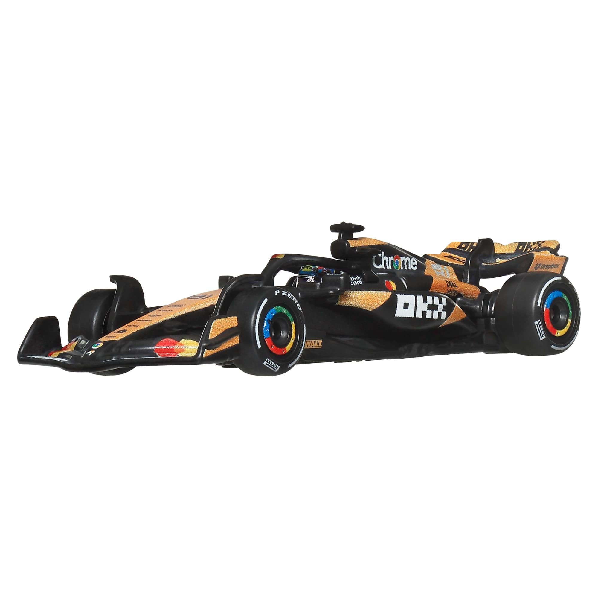 Hot Wheels Premium Formula 1 1:64 Scale Die-Cast McLaren Lando Norris Formula 1 Collectible Toy Race Car with Real Riders Tires & Metal/Metal Body & Chassis, JBM25
