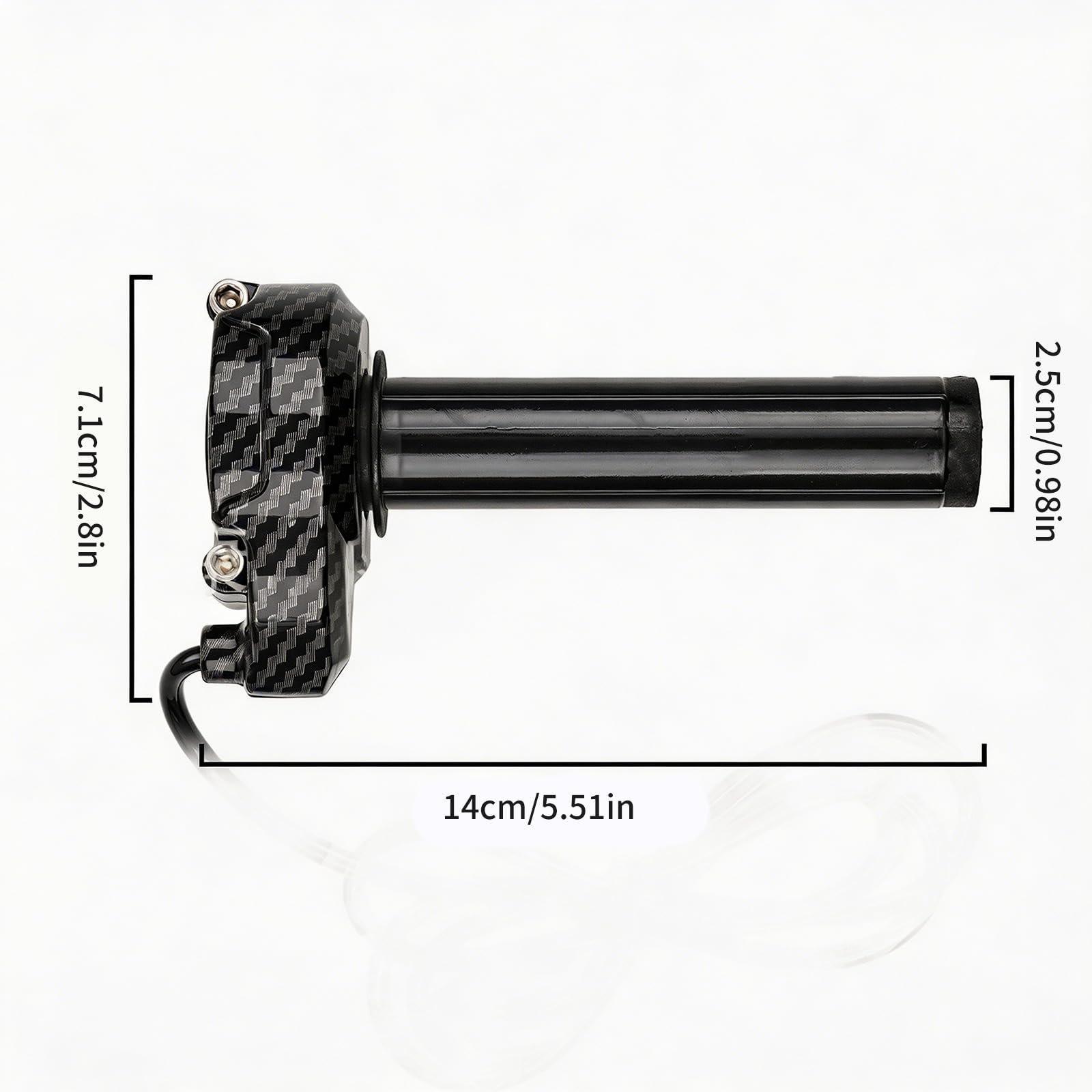Poignée d ' accélérateur ABS résistante intempéries à dégagement Rapide adaptée Guidon de étanche pour vélo Tout-Terrain électrique X S
