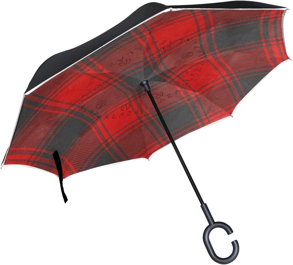 Plaid umbrella Clearance