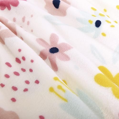 Miniatura 4 de Life Comfort Manta de felpa para niños, flor de primera calidad, suave, grande y cálida, forro polar rosa esponjoso para niños pequeños, regalo