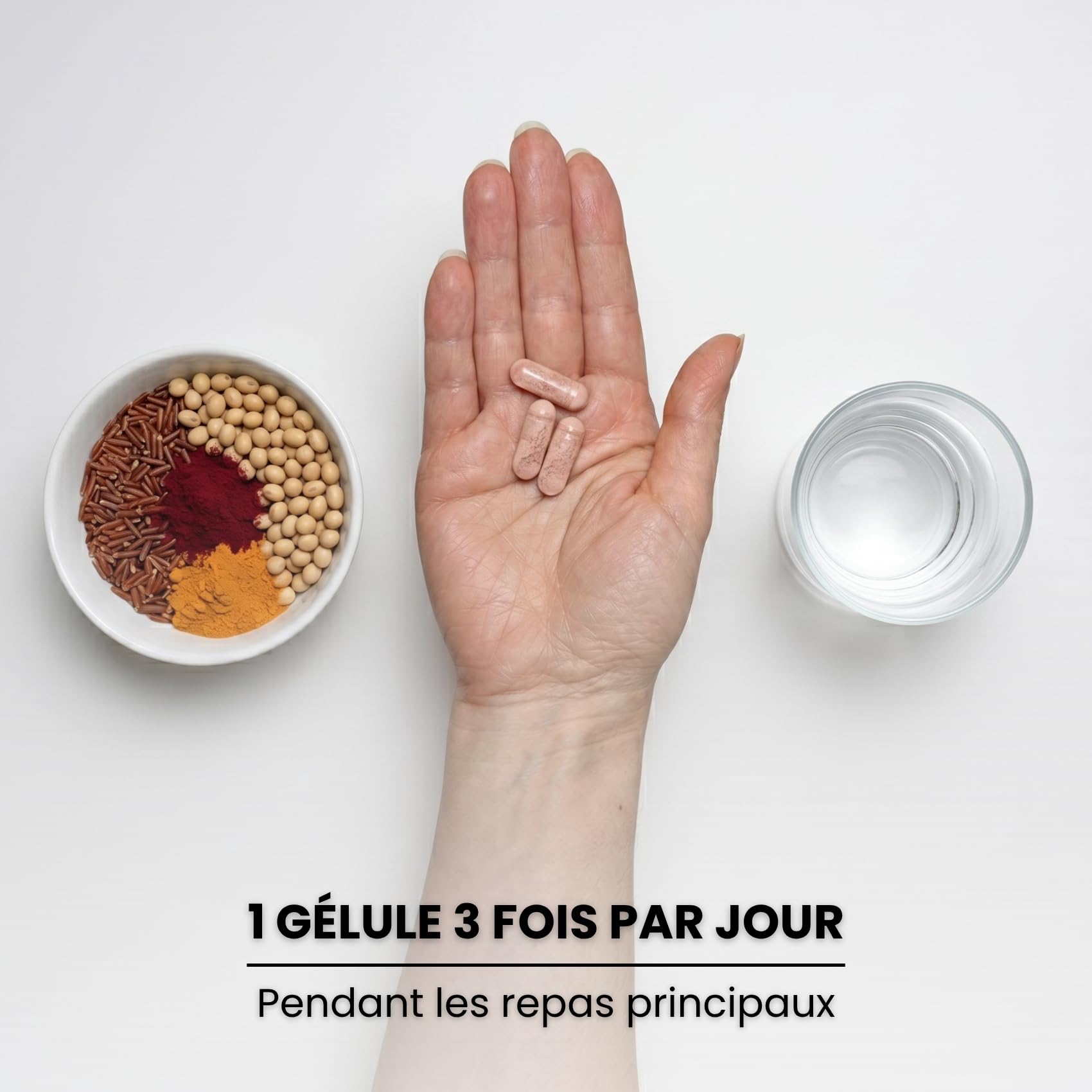 Stérols Végétaux (Phytostérols), Levure de Riz Rouge (Monacolines), Astaxanthine et Coenzyme Q10 – Cholestérol et Triglycérides – 135 gélules – Végan – Sans additifs | Protecardio Nutribiolite