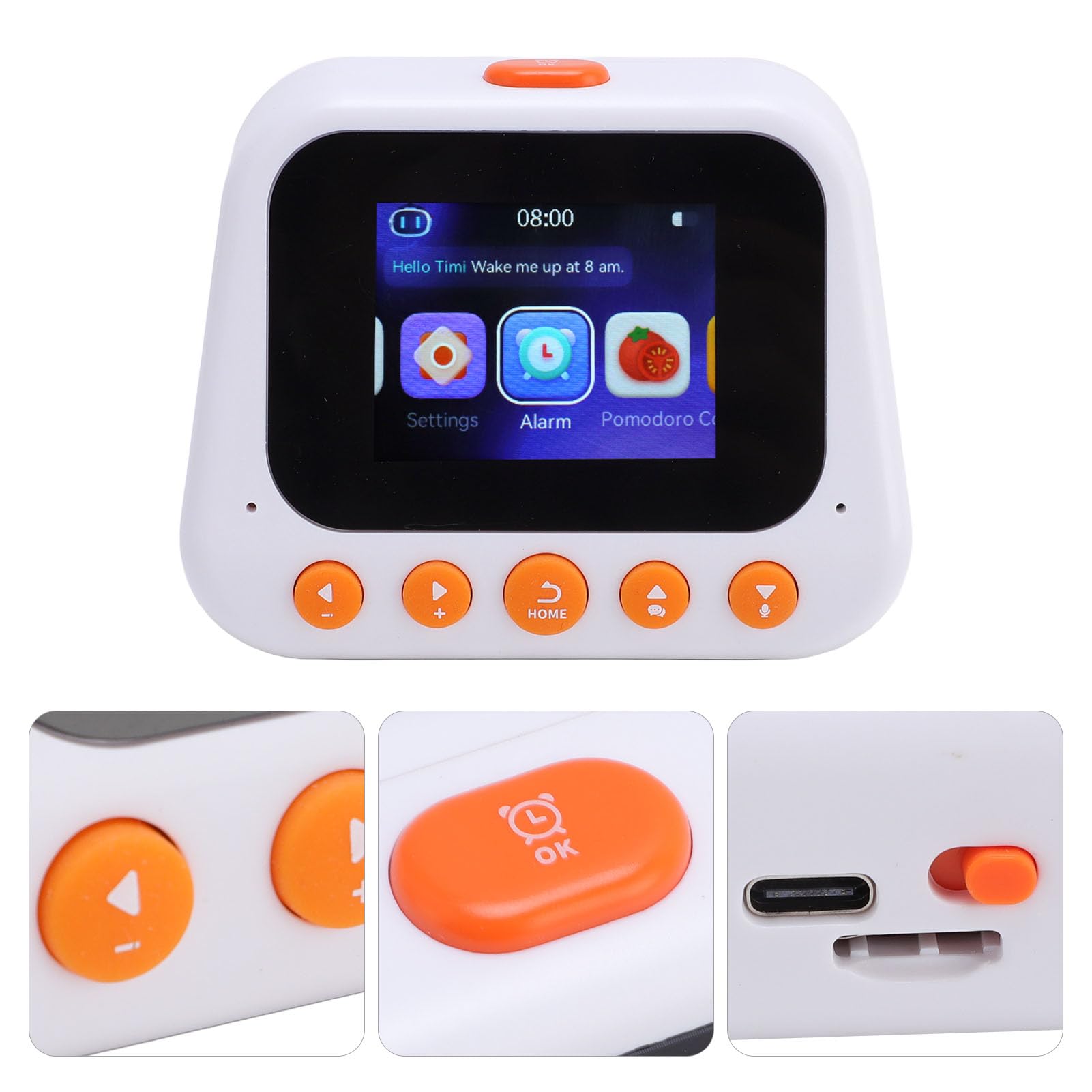 Asixxsix Robots Smart Talking,2 en 1 Voice AI Robot de Aprendizaje Inteligente, Robot Interactivo con Traducción Multifuncional de Voz, para Regalos de Cumpleaños para Niñas y Niños