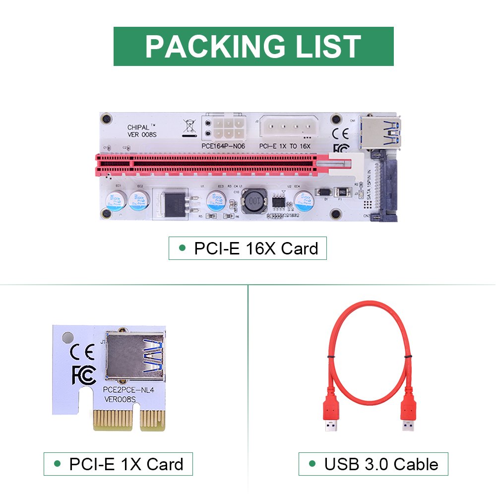 Amazon | 50個ver008s 0.6 M PCI - EライザーカードPCI Express