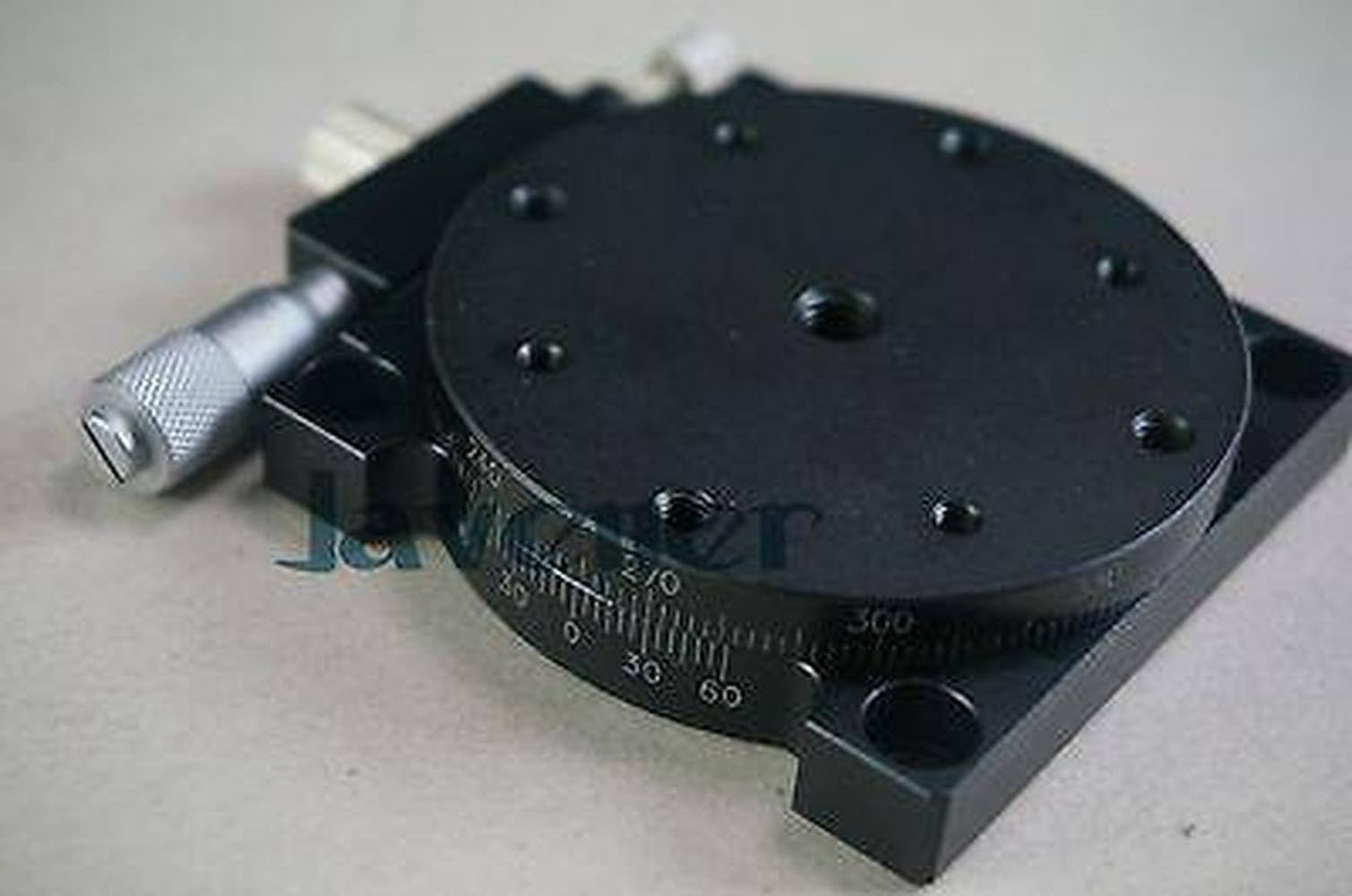 Rotational 60mm Left Adjustable Precision Manual Stage Cross-roller Bearing Hi-Q