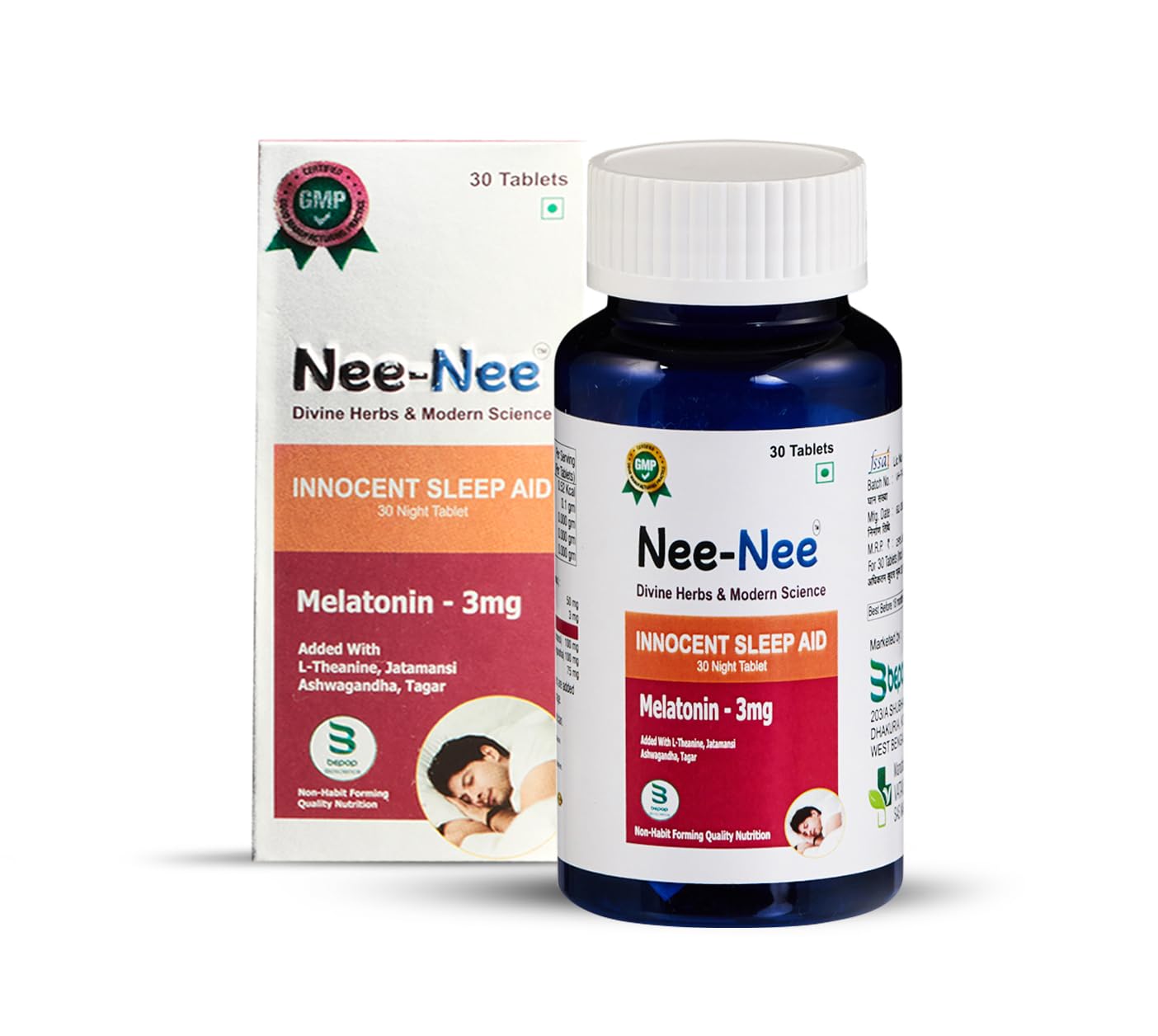 Nee Nee helps you fall Asleep Fast I Melatonin Tablet for Restful Deep Sleep I Jatamansi I Ashwagandha I Tagara I Helps You Sleep Soundly | Wake Up Fresh & Energetic - 30 Veg tablets. (B0BJ2PWWQQ) Amazon Price History, Amazon Price Tracker