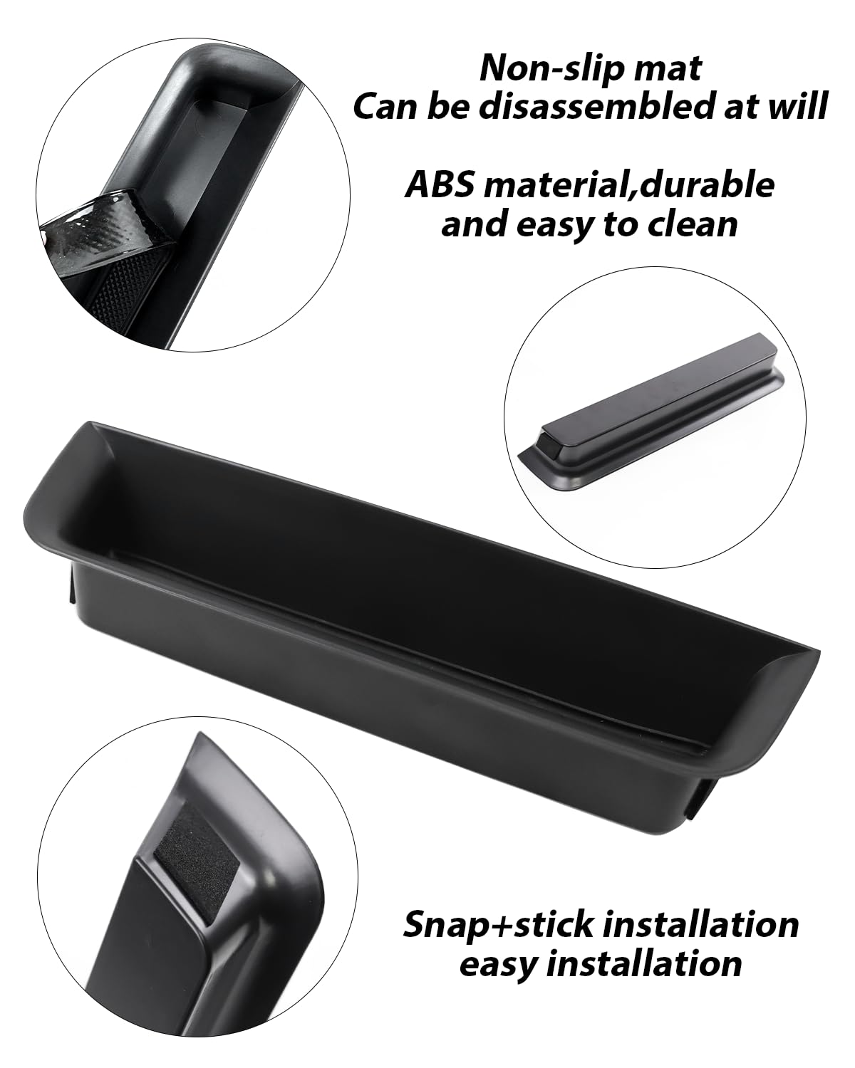 Beifahrer Ablagebox Griff Ablagebox Tablett Ablage Zubehör links Fahrer für Mercedes G Wagon W463A W464 G-Klasse G350D G400D G500 G550 G63 2019-2024