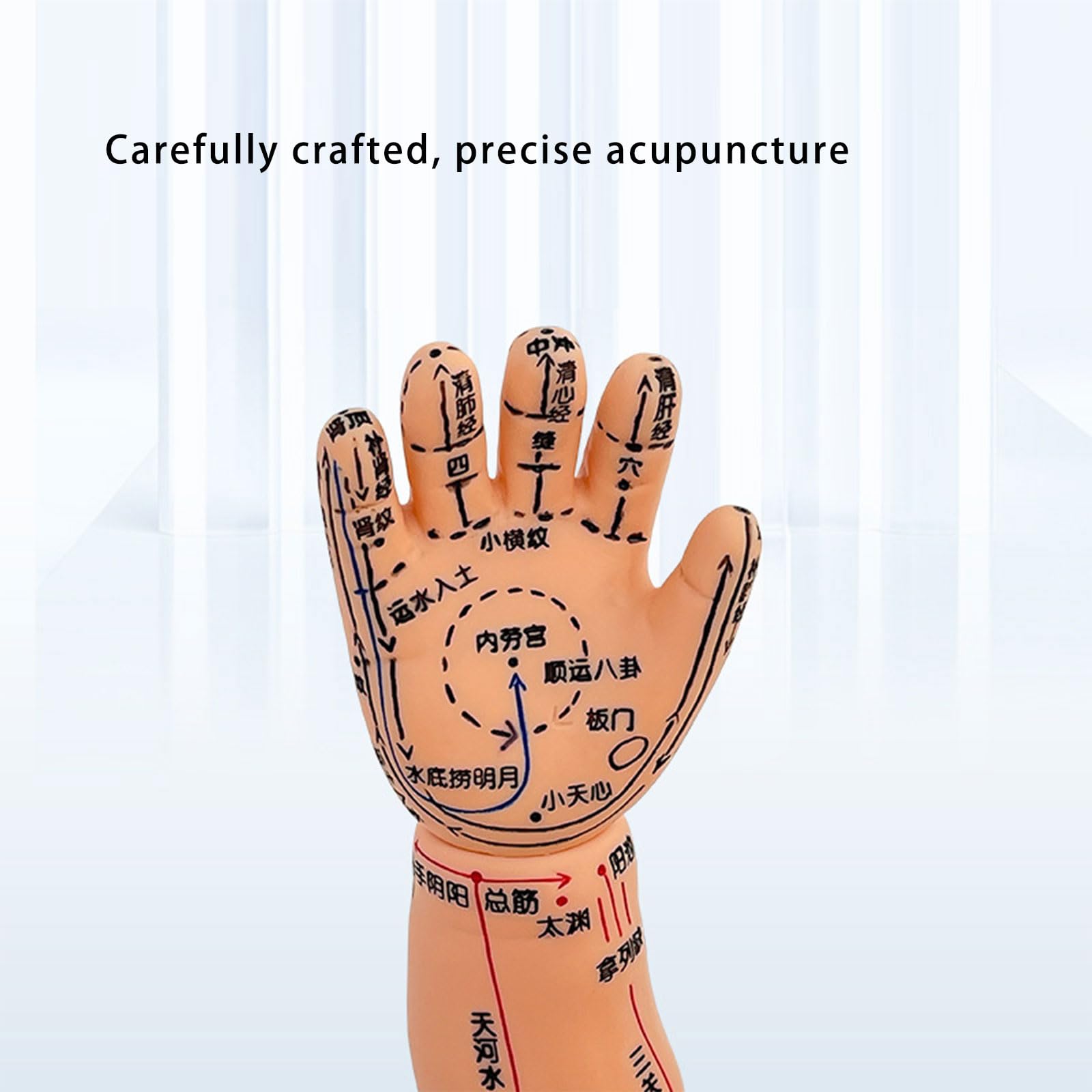 Modello di allenamento professionale per neonati con punti di agopuntura contrassegnati per la formazione nella cura dei neonati e la cura domestica, modello di massaggio pediatrico
