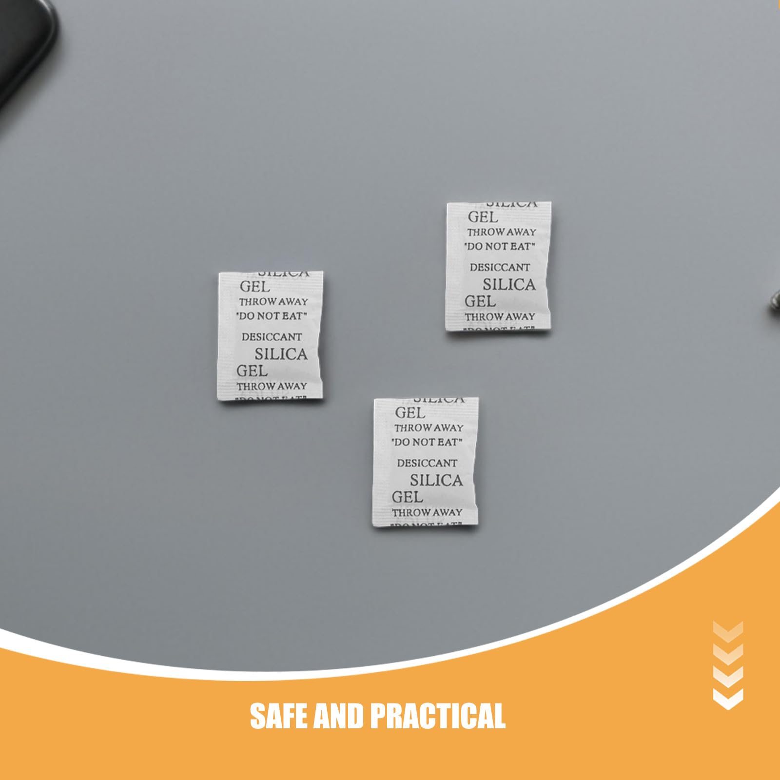 Cabilock 600 sachets de gel de silice pour le contrôle de l'humidité - Petits sachets déshydratants pour matériel de laboratoire, boîtes de rangement électroniques et conteneurs hermétiques