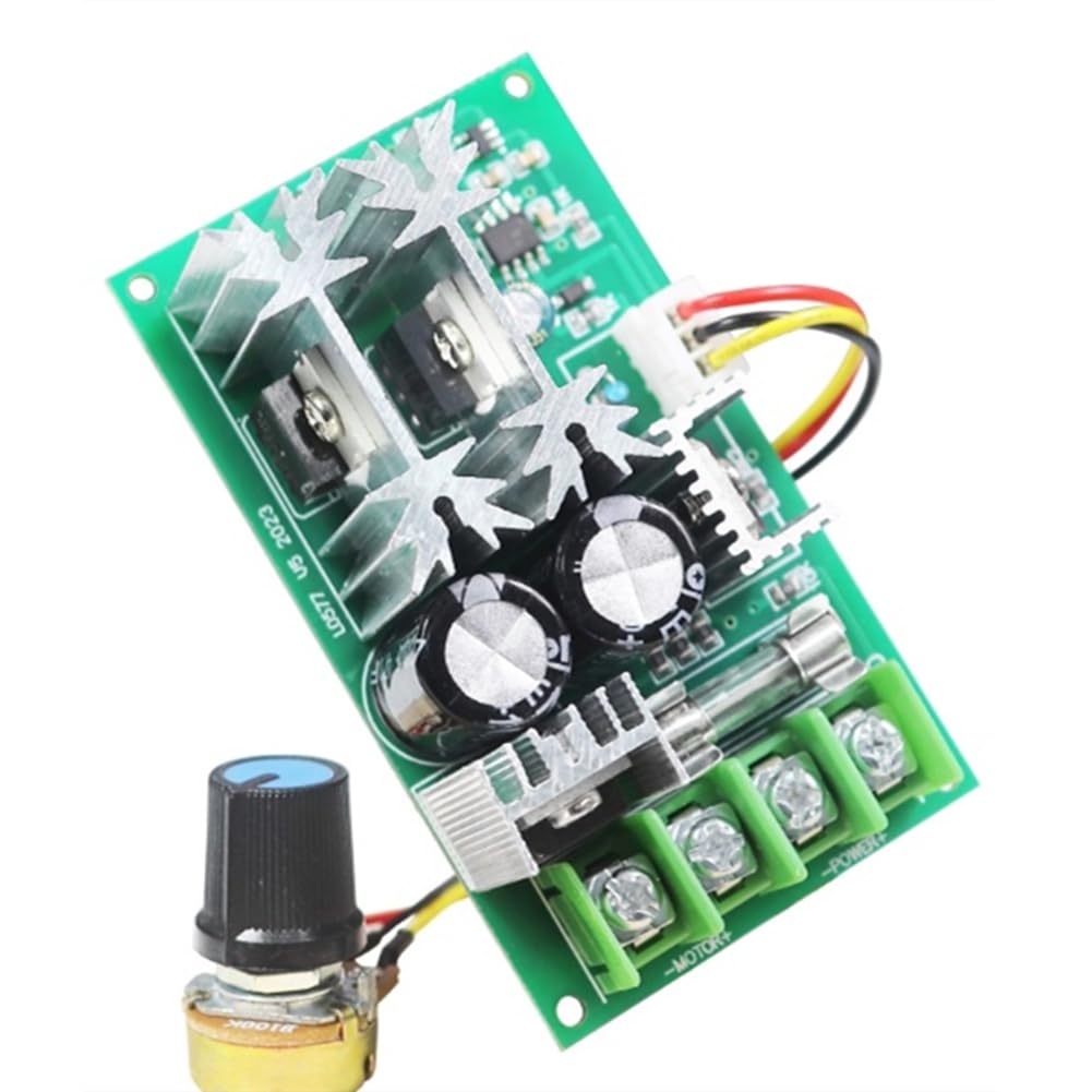 Jnchdghwa As Shown High Power Drive Module 20A Dc10-60V Motor Speed Regulator Pwm Control 12V 24V 36V 48V Current Regulator