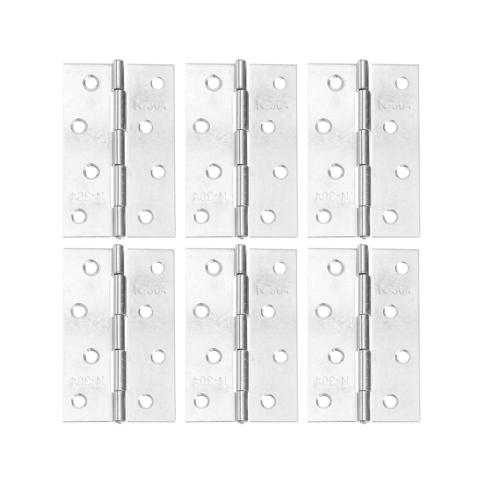 Ujzgbxqvshm One Color Folding Door Hinge,6Pcs Stainless Steel Heavy Duty Ball Bearing Bedroom Hinges Easy Installation