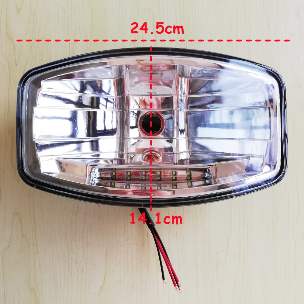 BATLAM LED H7 Alogeno Luce di Ingombro del Tetto della Cabina Lampada Antinebbia Paraurti Anteriore 24V per Camion Volvo per Scania