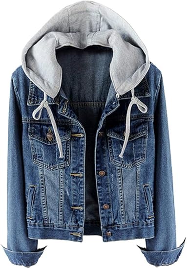 Jean jackets with hood Clearance