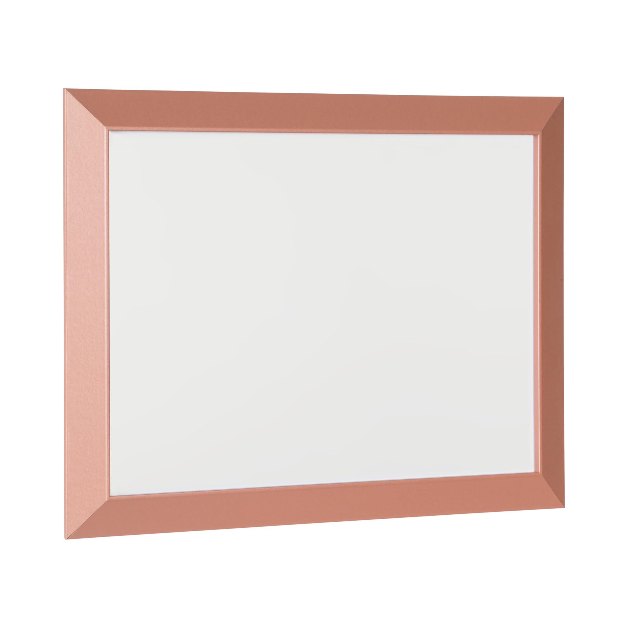 Bi-Office, Tableau Blanc Magnétique Kamashi, Cadre en MDF finition Cuivre, 90x60cm