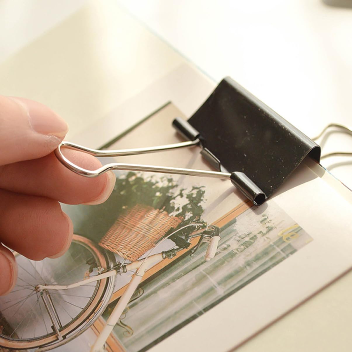DOITOOL 60piezas Clips Para Carpetas Clips De Carpeta Para Papel De Papelería Para Oficina De Medianos Para Diario De Granel Para Archivar