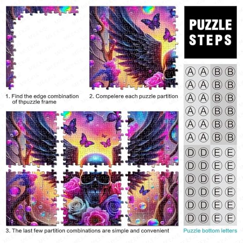 Rompecabezas de rosas 1000 piezas para adultos, un puzzle decorativo y bonito de 38x26 cm 4