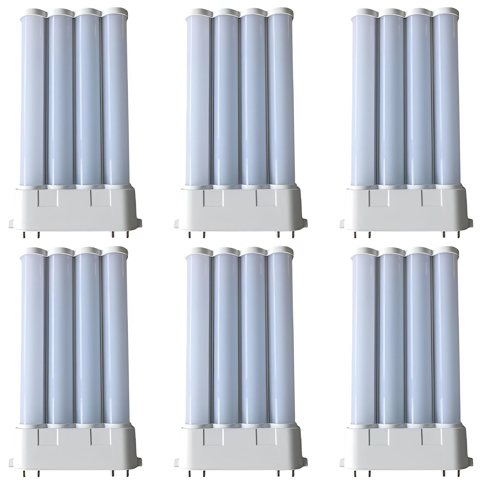 LED 2G10 GX10 18 W LED-Energiesparlampe, 4-poliger Sockel, 18 W, 2200 lm, gleichwertiger Ersatz für 180 W Halogenlampe, SMD 2835 (6 Stück)