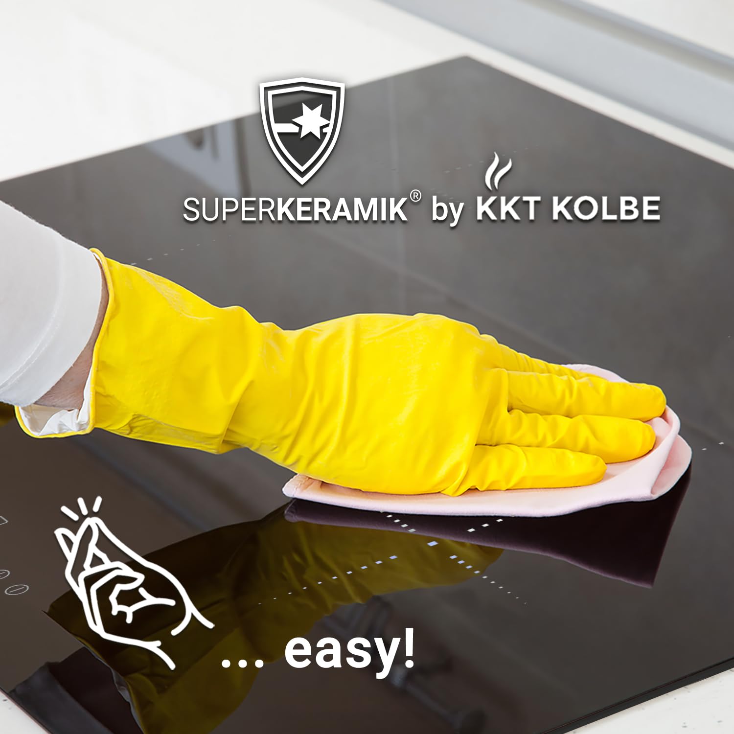 KKT KOLBE Autarkes zestaw kuchenek, 60 cm, piekarnik do zabudowy BO8005FB, 77 cm, płyta indukcyjna IH87704RL do wycięcia na 59 cm | grill gorące powietrze | timer | oszklenie termiczne |