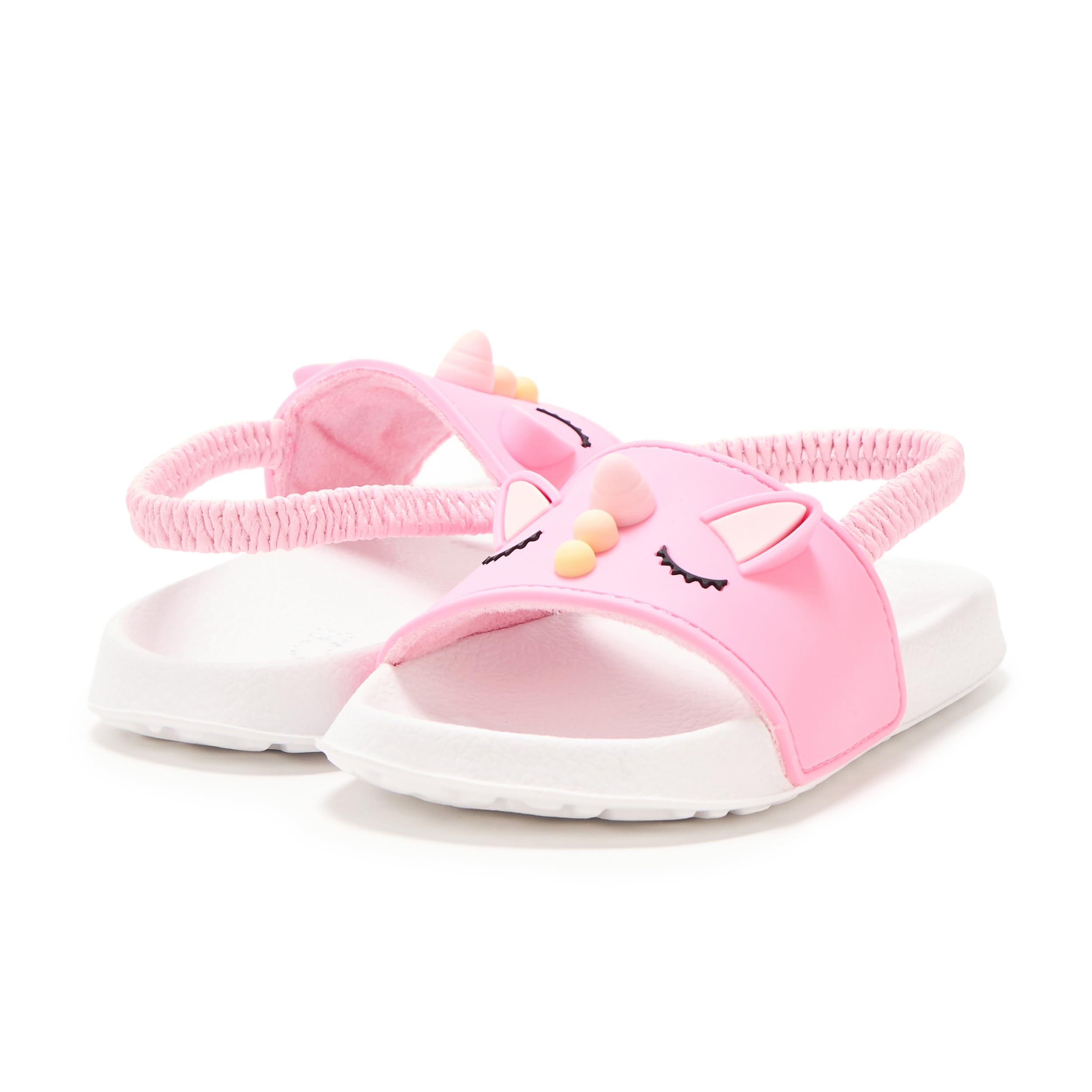 The Children's Place Niemowlęta - dziewczynki And Toddler Everyday Slide Sandals With BackstrapKlapki