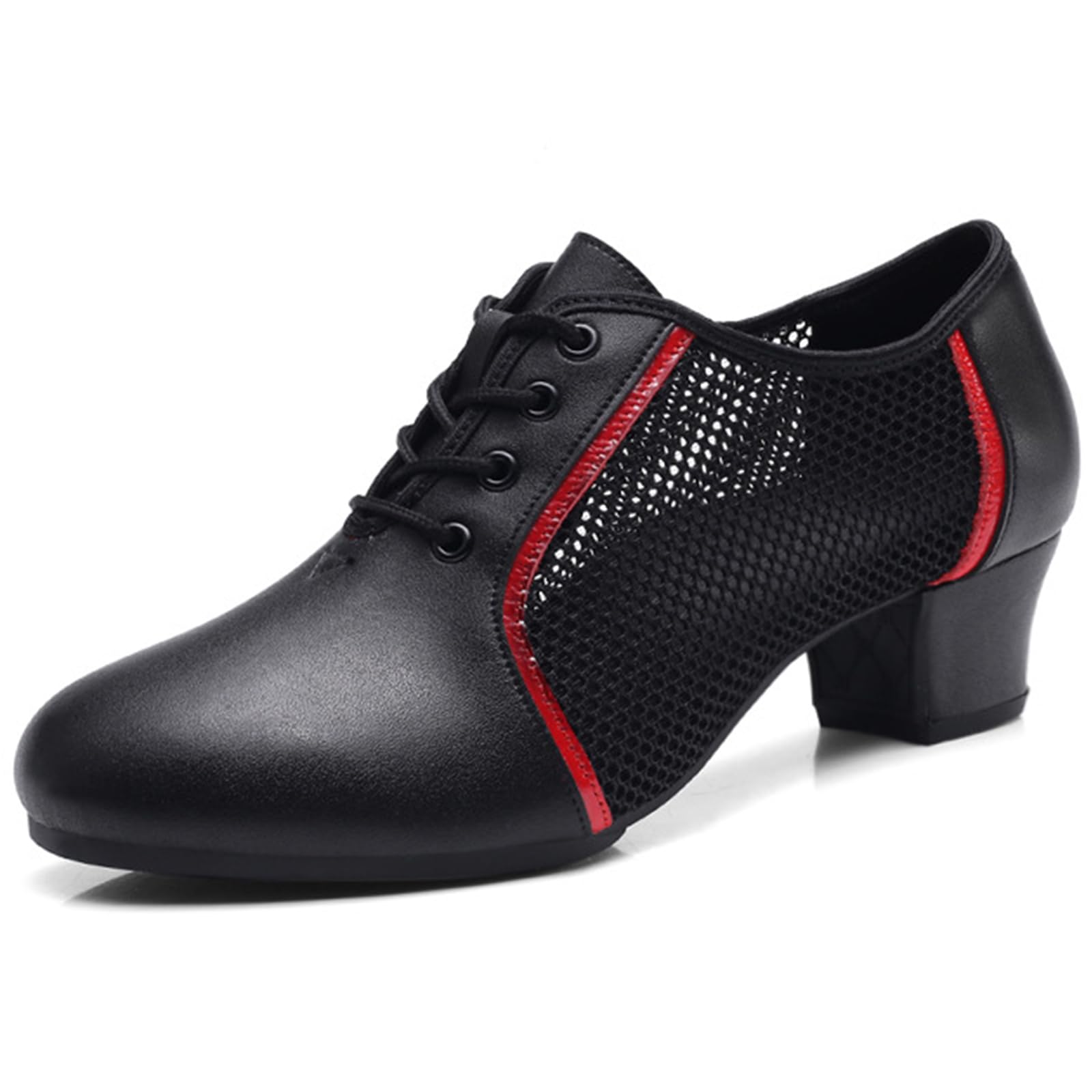 Donna Scarpe da Ballo da Pratica Salsa Moderna con Tacco Basso 3.5cm