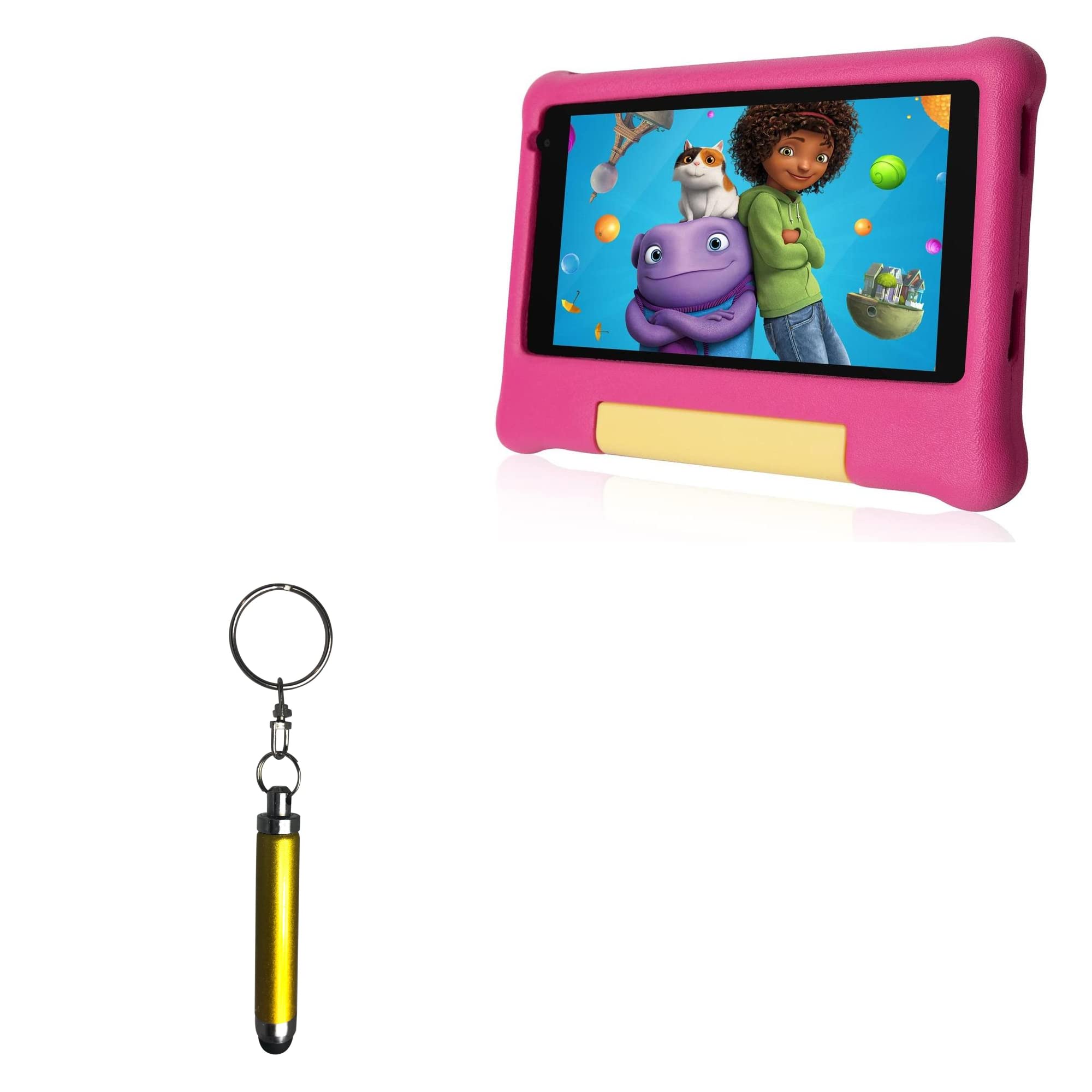 BoxWave Stylus Pen Compatible with Fullant Android 11 Tablet for Kid FLY7073 (7 in) - Bullet Capacitive Stylus, Mini Stylus Pen with Keyring Loop - Bronze