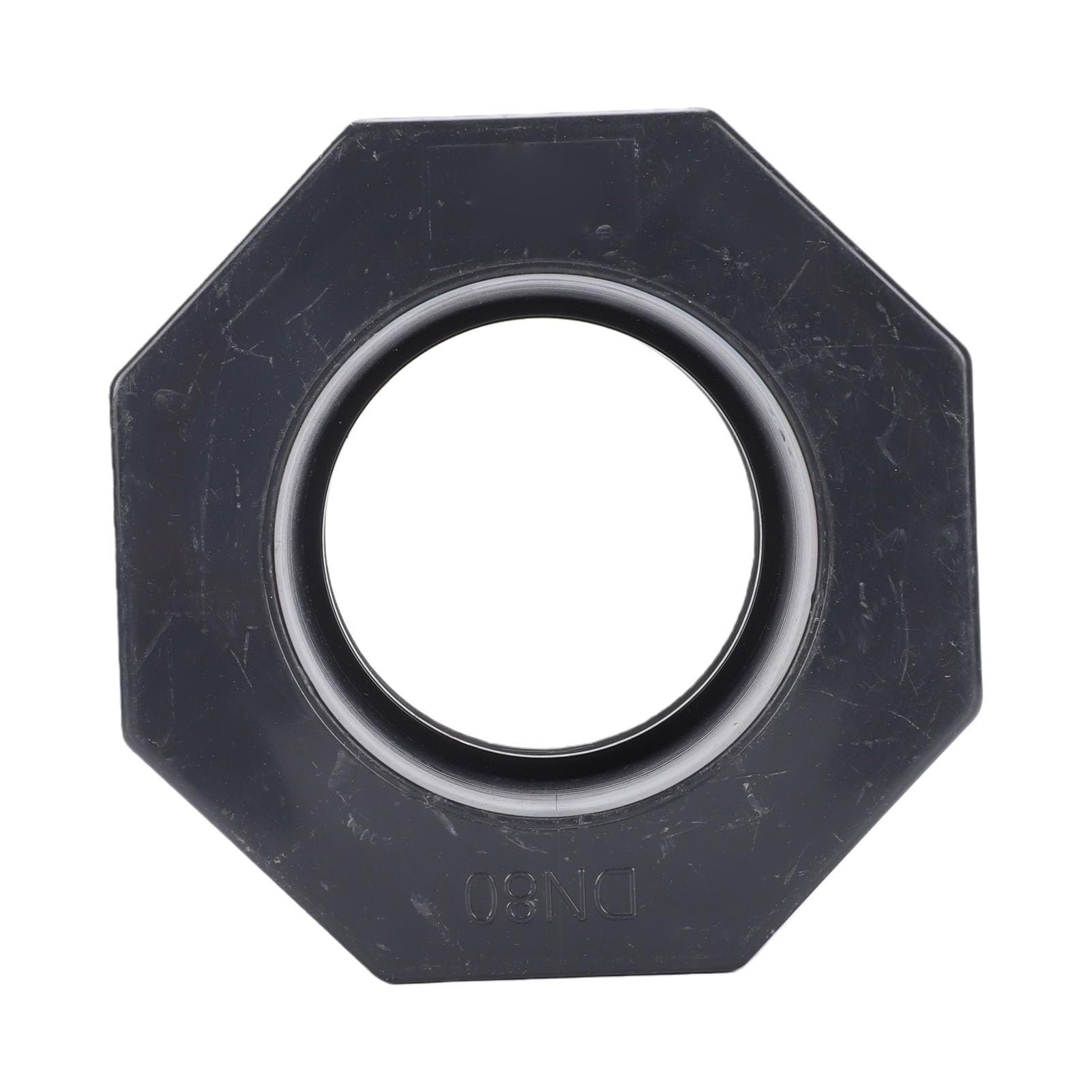Fafeicy Conexión de Tanque de PVC de 4 Pulgadas con Junta EPDM y Tuerca de Seguridad, Adaptador de Tanque de Rosca NPT para Barril de Lluvia, Acuario, Piscina
