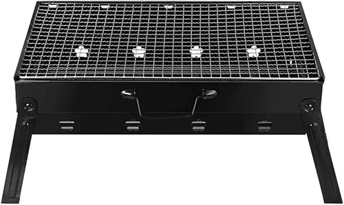 BBQ Grill Outdoor Gas grill Folding Portable Barbecue Charcoal Grill Stainless Steel Small Mini BBQ Tool Kits For Outdoor Cooking Camping Picnics