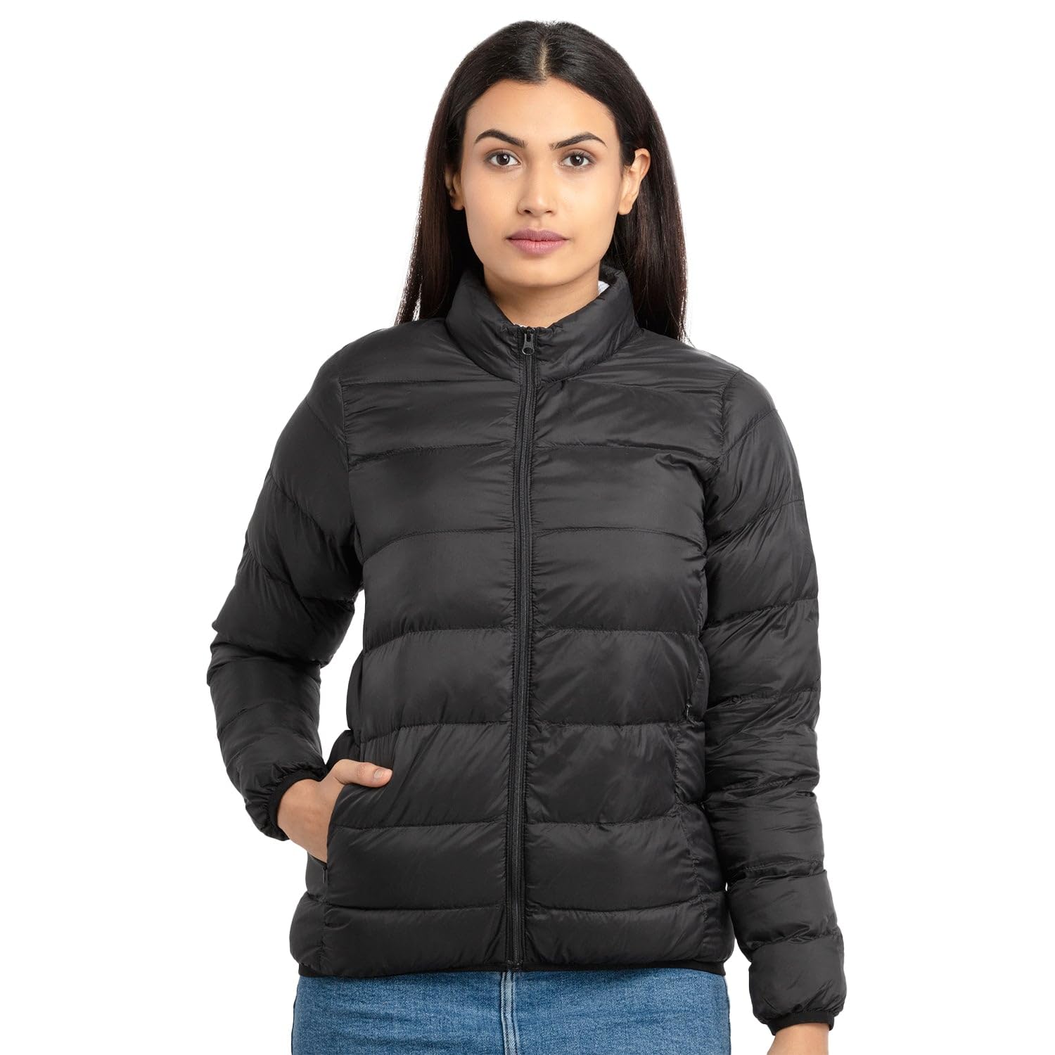 Status Quo Womens Quilted High Neck Jacket