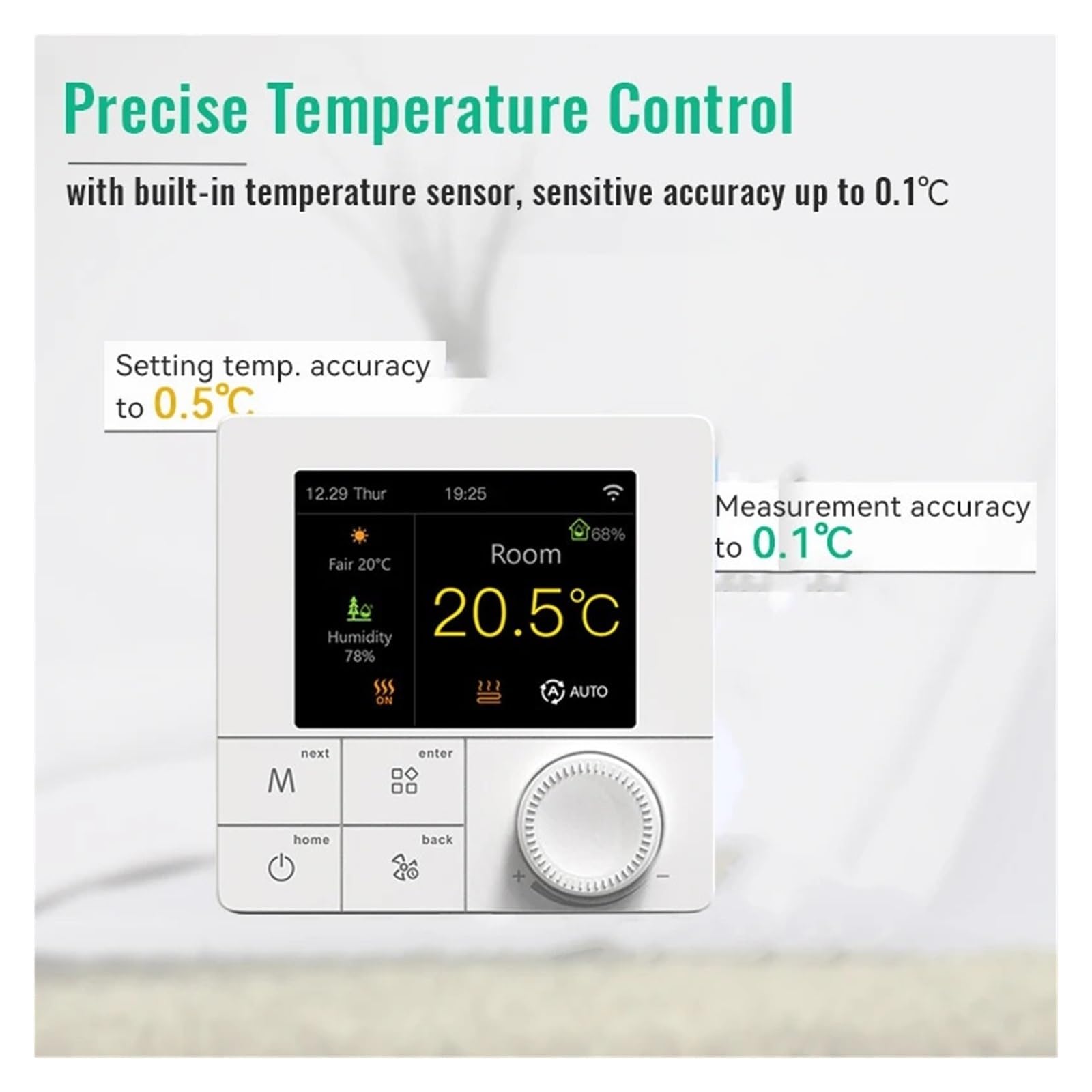 Thermostat WiFi, chaudière électrique/Eau/gaz, contrôle de la température du Chauffage au Sol, télécommande